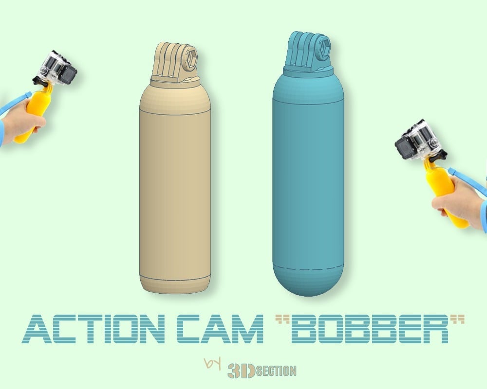 Accessori Action Cam impermeabili &quot;Bobber&quot; per riprese subacquee