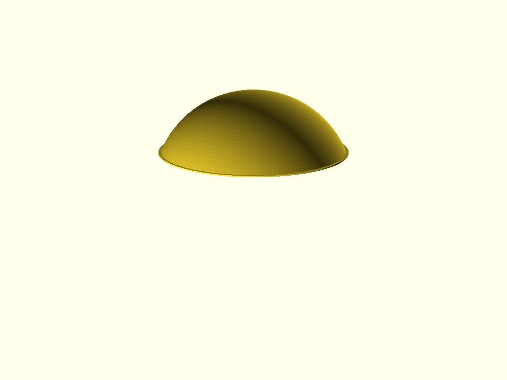 Diffusore sferico parametrico per Neopixel Ring
