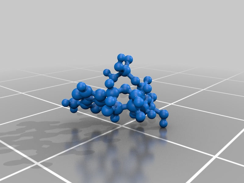 Modello molecolare - ATP (Adenina Trifosfato) - Modello in scala atomica