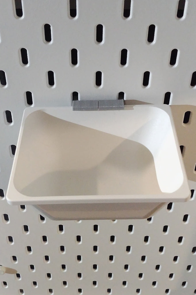 Adattatore Ikea Skadis per scatola portaoggetti Variera