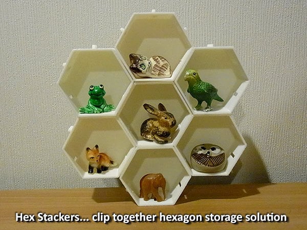 Hex Stackers Soluzione di stoccaggio per piccoli oggetti