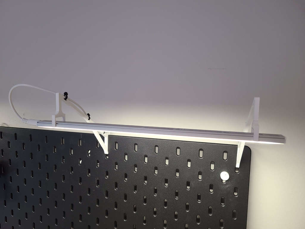 Clip luminosa per IKEA SKÅDIS Board per ASOKO Luce LED sottopensile