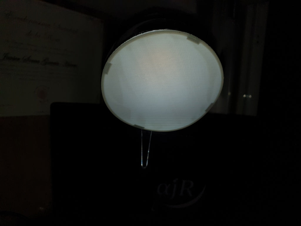 Copertura del diffusore della lampada da scrivania per streaming, fotografia e trucco
