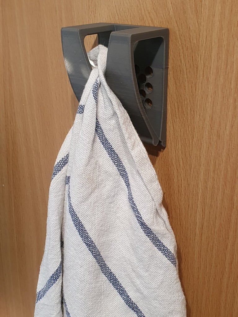 Gancio a clip per stoffa o asciugamano