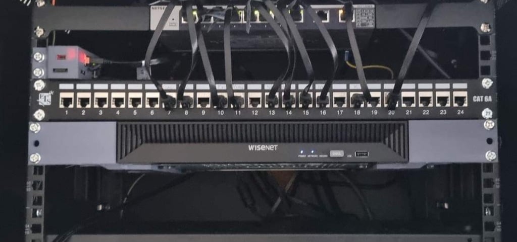 Staffa di montaggio su rack server 1RU per NVR
