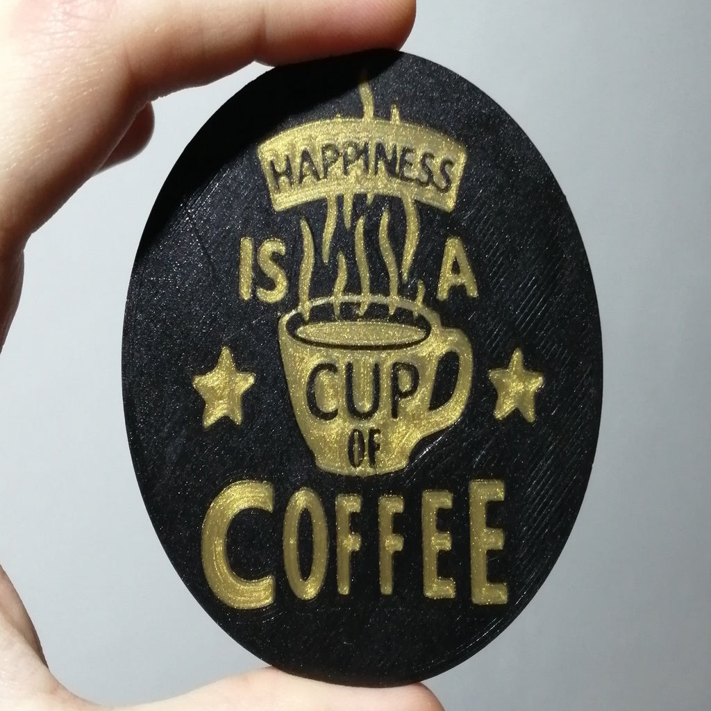 Vassoio caffè con stampa multicolor Multipass &quot;Coffee Happiness&quot;