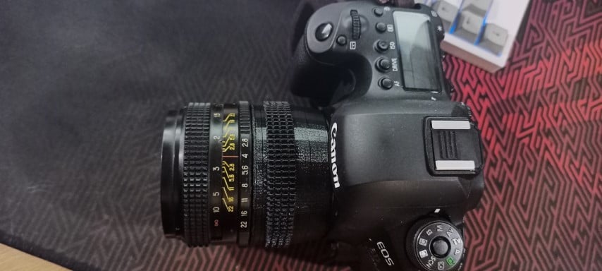 Adattatore EF Canon Volna-3 per fotocamera Kiev88 (Salute).
