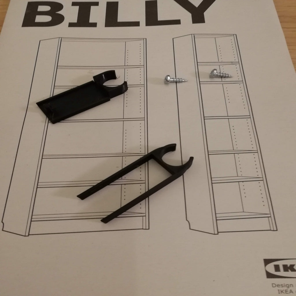 Morsetti per mensola Billy per lampada Ikea Not