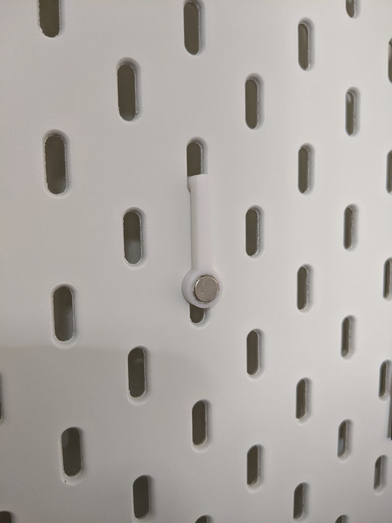 Portautensili IKEA Skadis con clip magnetica da 8 mm