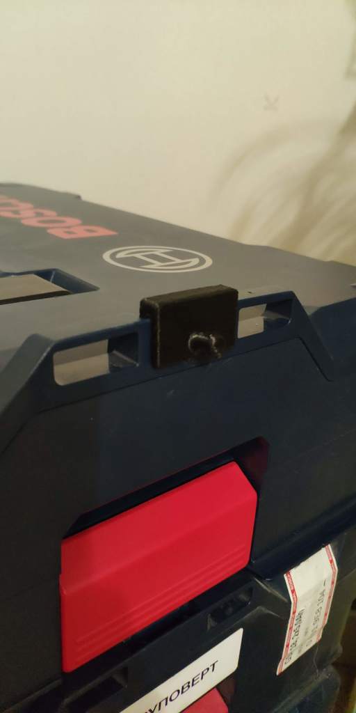 Clip di montaggio laterale per cassetta degli attrezzi Bosch L-Boxx