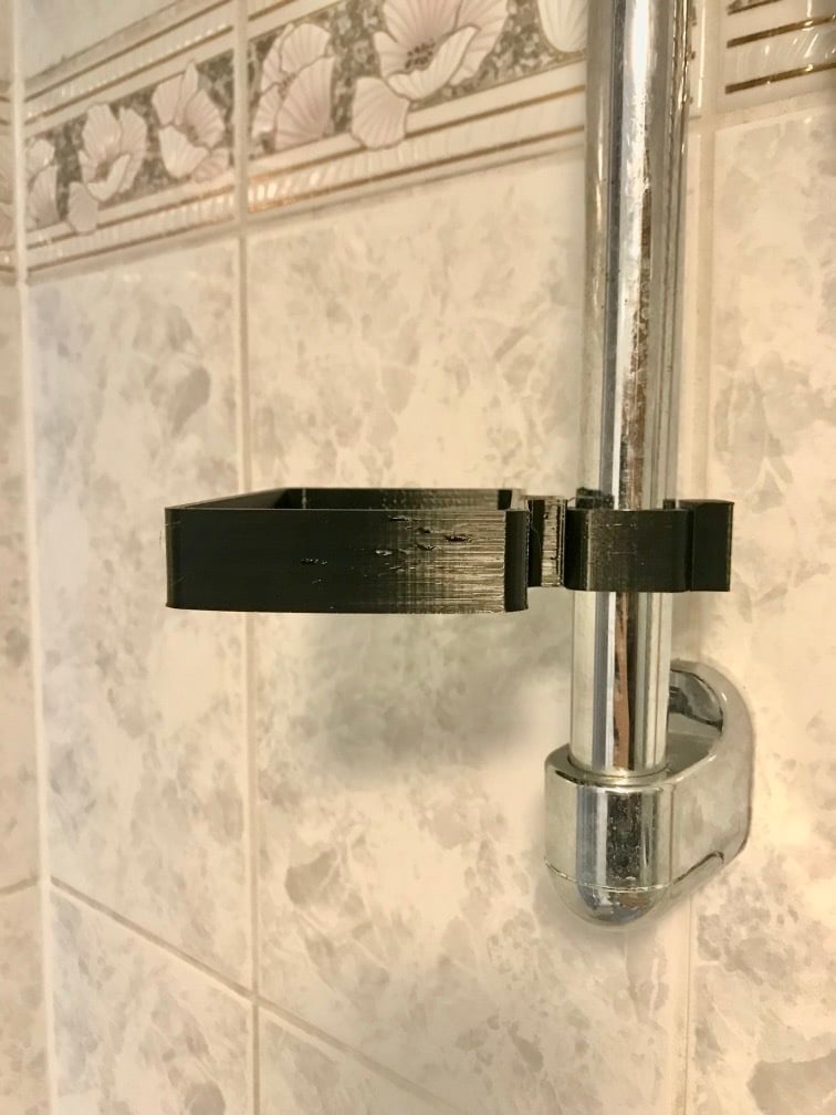 Piano doccia per aste doccia standard tedesche con diametro 25 mm