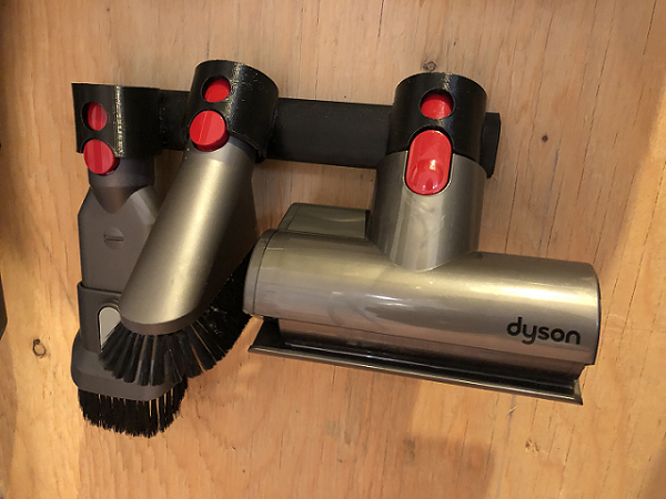 Supporto a parete per tre accessori Dyson (compatibile con Dyson V7-V11)