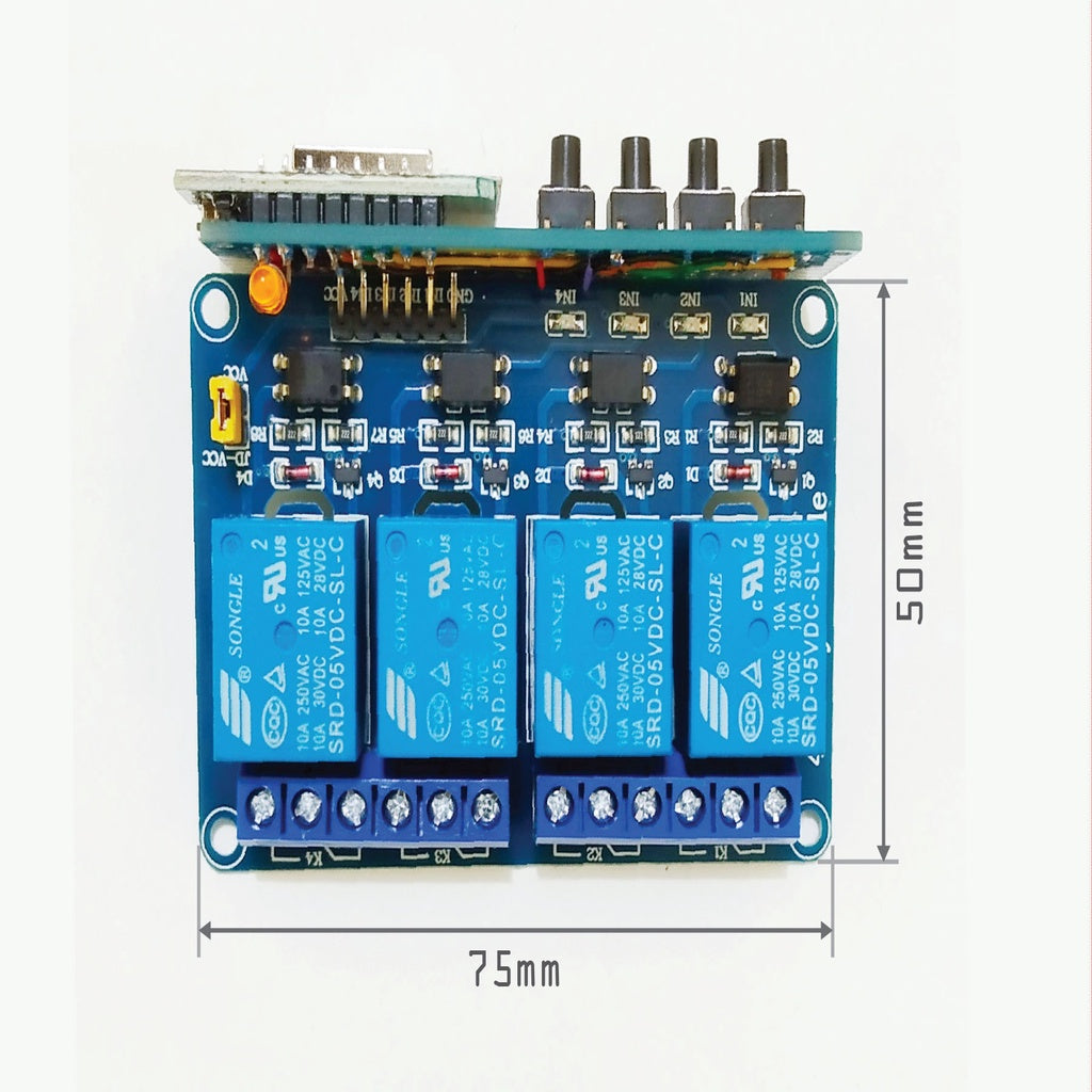 SwitchIoT Modulo switch intelligente Sonoff 4CH fai da te per modulo relè 4CH (75x50mm)