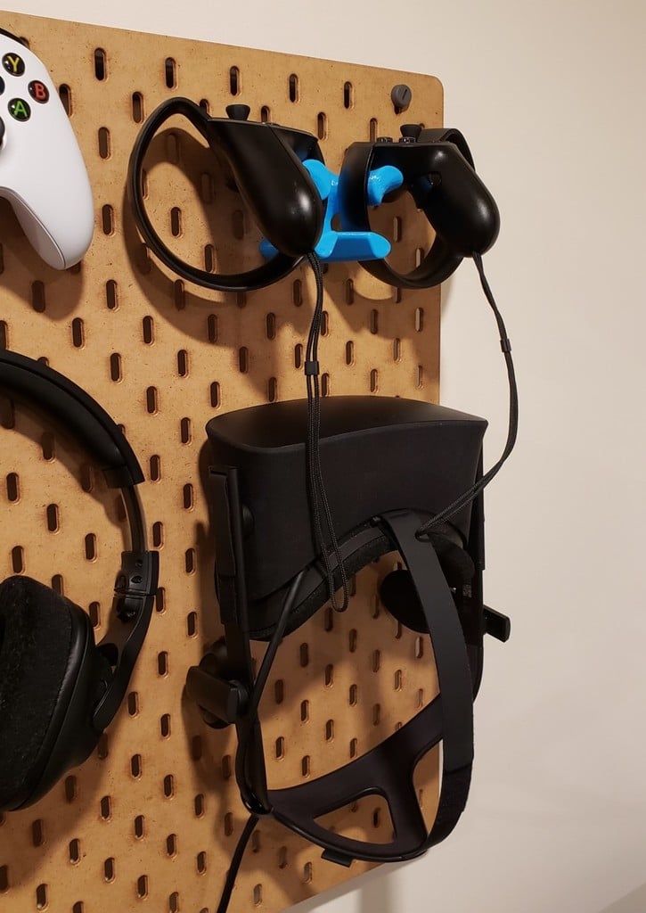Supporto da parete Oculus Touch per IKEA Skadis