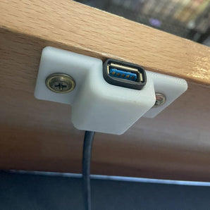 Supporto per porta USB sotto la scrivania per accessori da ufficio