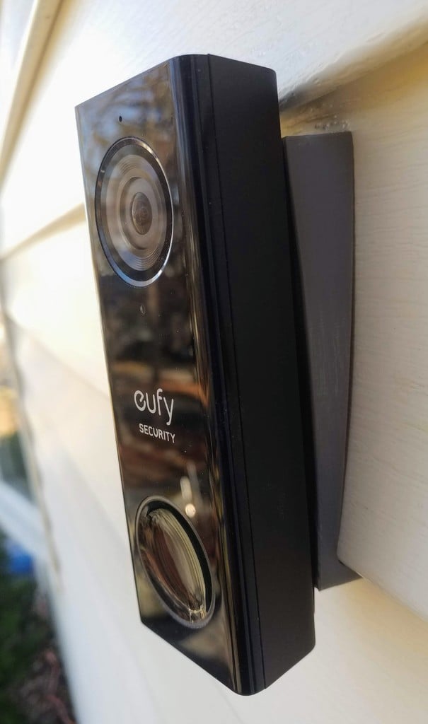 Staffa di montaggio per campanello video Eufy per rivestimento in vinile