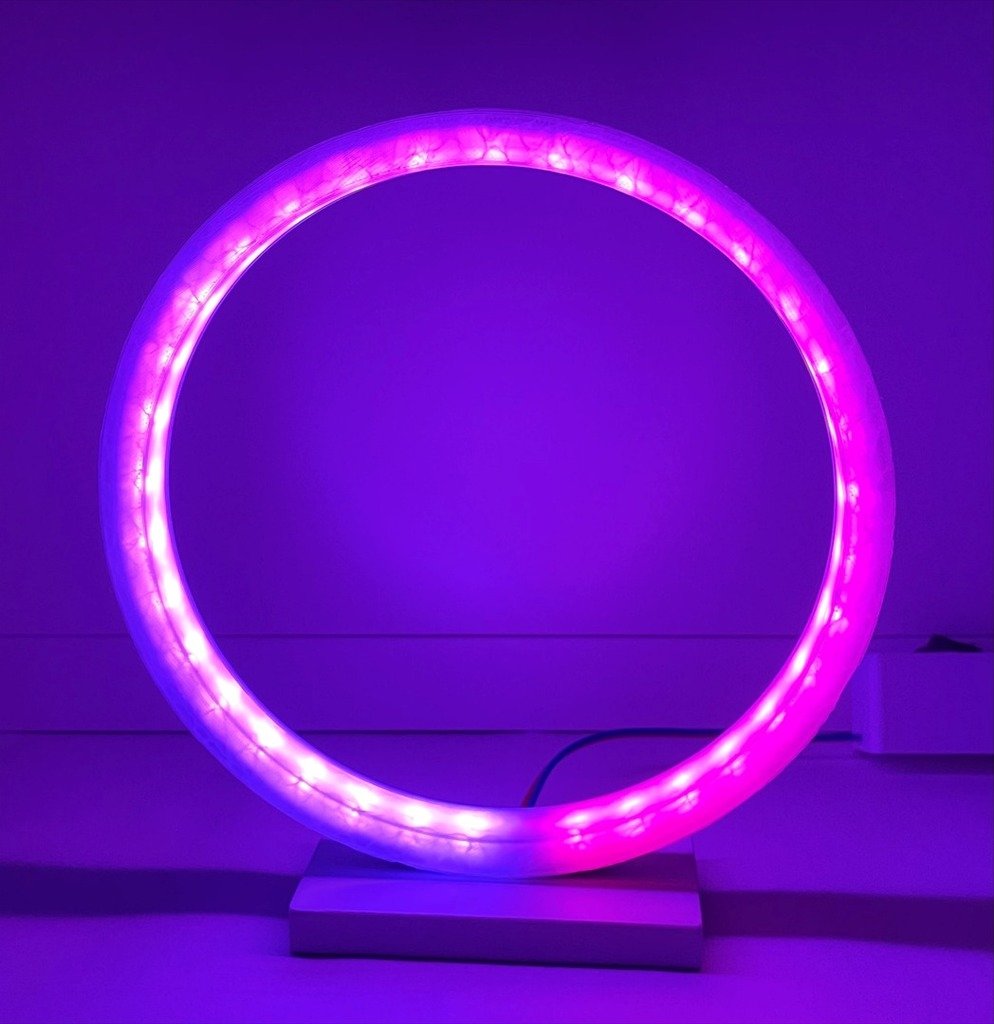 Lampada ad anello LED per strisce LED e unità di controllo