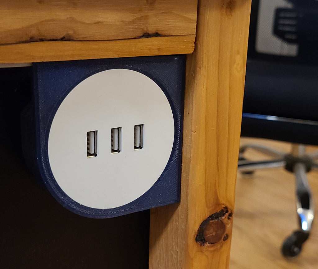 Staffa di ricarica USB Ikea Nordmarke per il montaggio su mobili