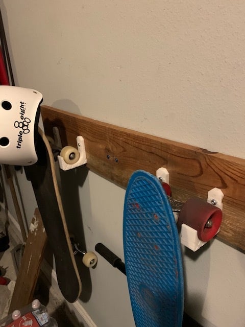 Ruota da skateboard Montaggio a parete fino a 60 mm