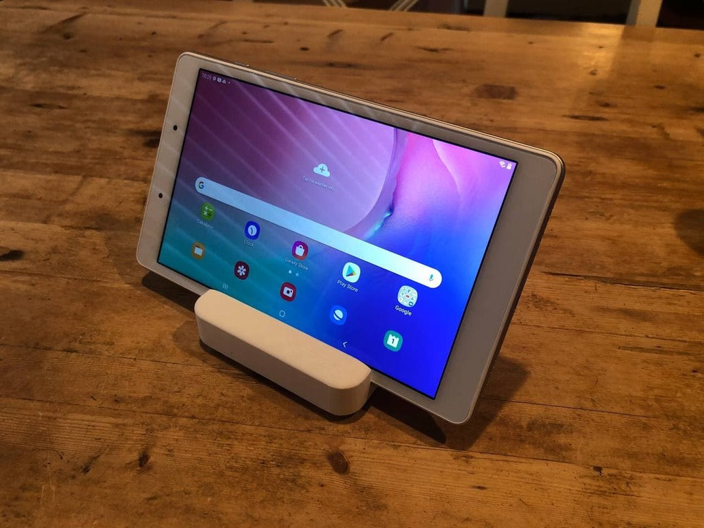 Semplice supporto per tablet per Samsung Galaxy Tab A e macchina per caffè espresso Decent