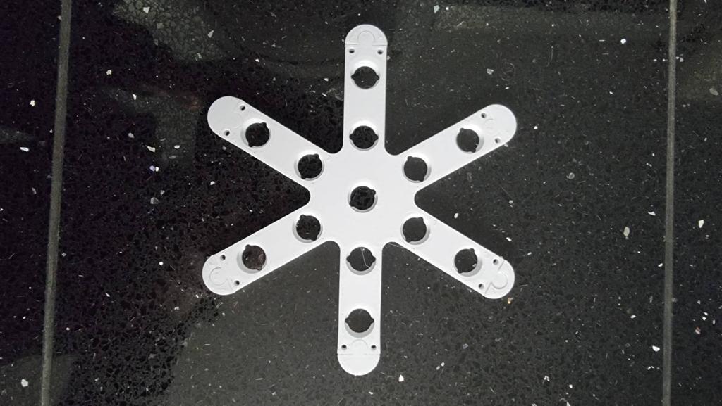 WS2811 Pixel Endless Snowflake Puzzle - Luci di Natale scalabili