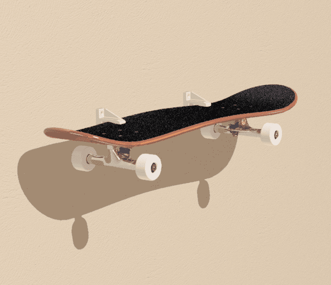 Supporto da parete per skateboard